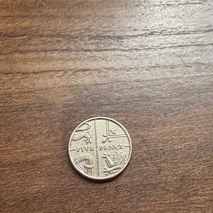 Five Pence Coin - Silver Tone Collectible